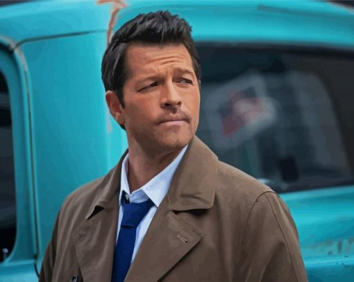 Castiel Misha Collins paint by numbers