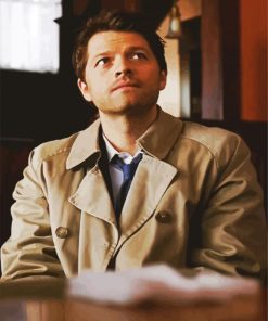 Castiel Supernaturel Series paint by numbers