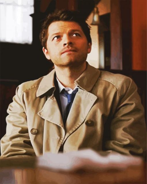 Castiel Supernaturel Series paint by numbers