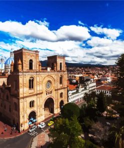 Aeshtetic Catedral De La Inmaculada Concepcion Cuenca paint by numbers