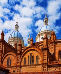 Cathedral De La Inmaculada Concepcion Cuenca Spain paint by numbers