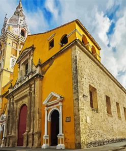 Cathedral De Santa Catalina paint by numbers