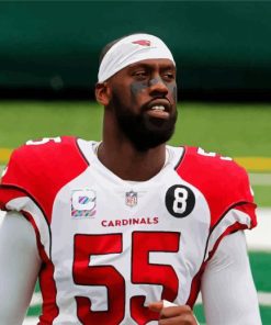 Chandler Jones Arizona Cardinals Player paint by numbers