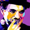 Chaplin Pop Art paint by numbers