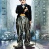 Sad Charlie Chaplin Holding Flower paint by numbers