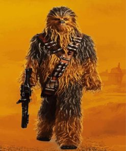 Chewbacca Star Wars Movie paint by numbers