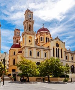 Church Of Gios Minas Crete paint by numbers