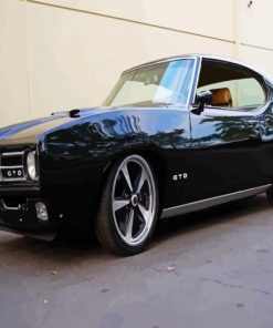 Classic Black Gto Car paint by numbers