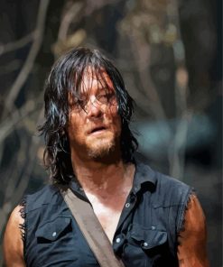 Daryl Dixon The Walking Dead paint by number