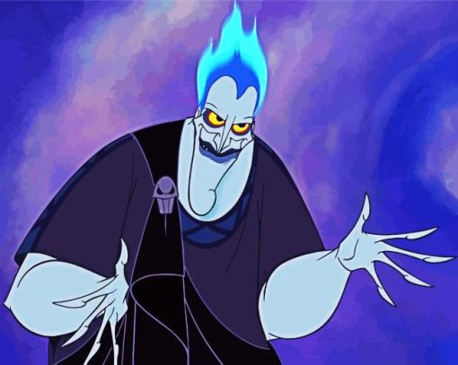 Disney Hercules Hades Animation paint by numbers