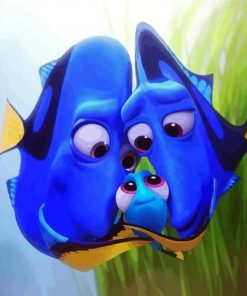 Dory Family Animation paint by numbers