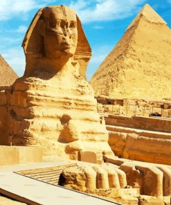 Great Sphinx Egypt paint by numbers