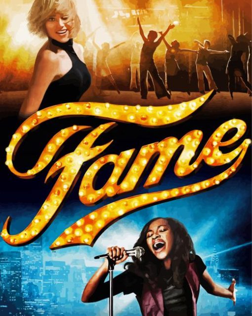 Fame Movie Poster paint by numbers