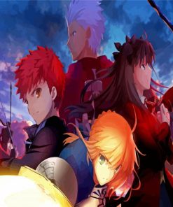 Fate Stay Night Anime paint by numbers