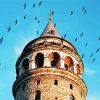 Galata Tower paint by numbers