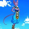 God Beerus Dragon Ball Z paint by numbers