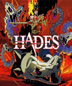 Hades Game Poster paint by numbers