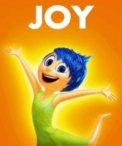 Inside Out Joy Movie Character paint by numbers