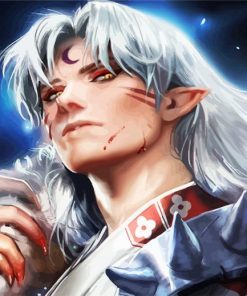 Aesthetic Inuyasha Sesshomaru Anime paint by numbers