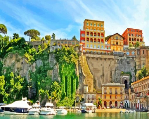 Aesthetic Italy Sorrento paint by numbers