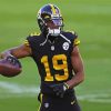 Juju Smith Schuster Foootball Playerpaint by numbers