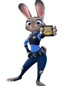 Judy Hopps Zootropolis paint by numbers