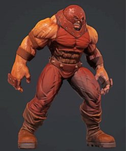 Juggernaut X Men Marvel paint by numbers