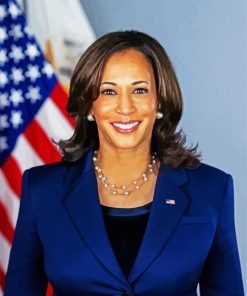 Kamala Harris Vice President Of USA paint by numbers