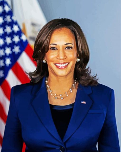 Kamala Harris Vice President Of USA paint by numbers