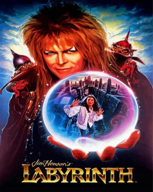 Labyrinth Poster paint by numbers