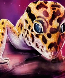 Leopard Gecko Lizard Animal paint by numbers