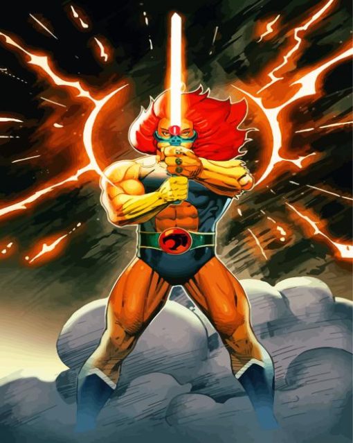 Lion Thundercats paint by numbers