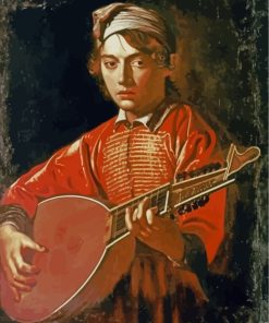 The Lute Player paint by number