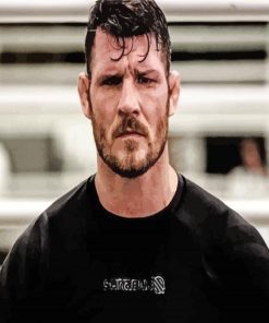 MMA Player Michael Bisping paint by number