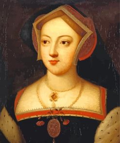 Mary Boleyn Portrait paint by numbers