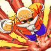 Master Roshi Dragon Ball Z paint by numbers