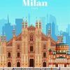 Milan Italy Europe paint by numbers