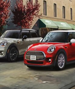 MIni Cooper Countryman paint by numbers