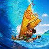 Moana Maui Aniamtion paint by numbers