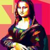 Mona Lisa Pop Art paint by numbers