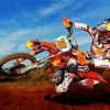 Motocross Race Sports paint by numbers