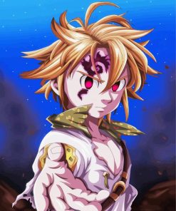 Nanatsu No Taizi Meliodas Anime paint by numbers