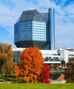 National Library Of Belarus paint by numbers