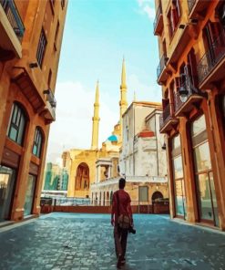 Nijmeh Square In Beirut paint by numbers