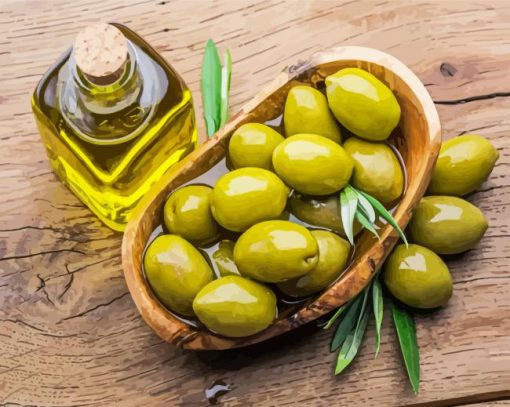 Oil And Olives paint by numbers
