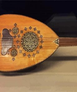 Oud Musical Instrument paint by numbers