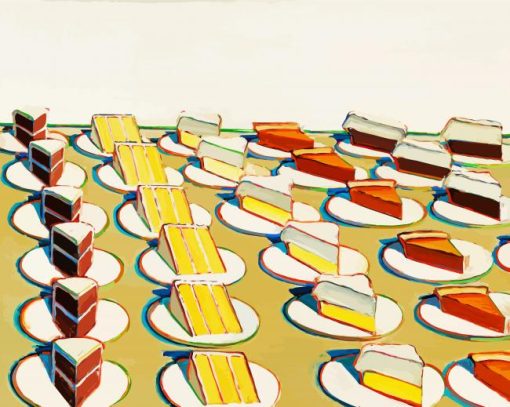 Pie Counter Thiebaud paint by numbers