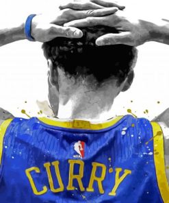 Basketball Stephen Curry paint by numbers