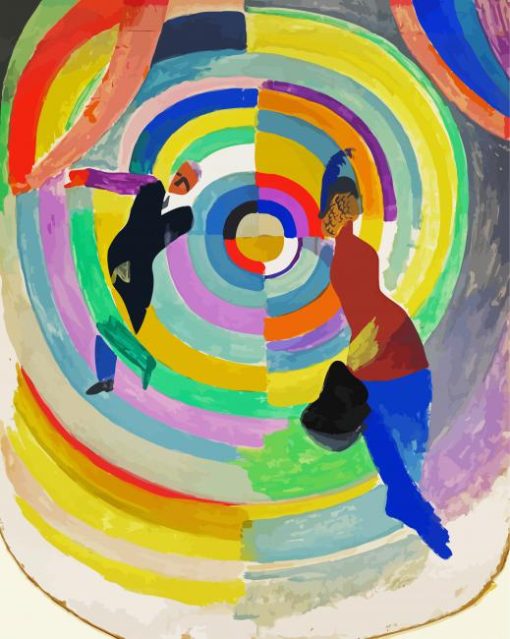 Political Drama Robertb Delaunay paint by numbers