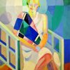 Portrait Of Madame Heim Robertb Delaunay paint by numbers